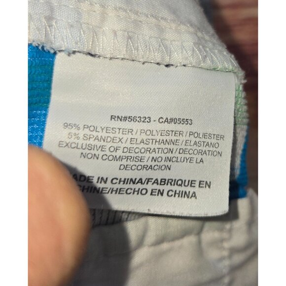 Nike Golf Mens Plaid Dri-Fit Shorts 34 Lightweight Blue Green - Picture 4 of 7